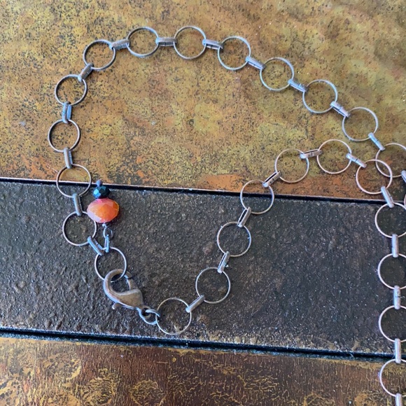 Artisan 1 Of A Kind Copper Necklace Vintage Prescott AZ 1973 Dog Tag & Barrett - Picture 9 of 16